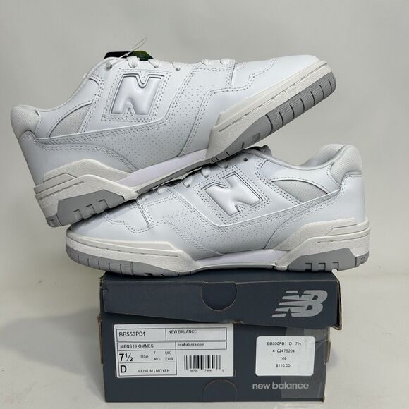 New Balance Shoes 550 “White Grey” 2024 main image 6